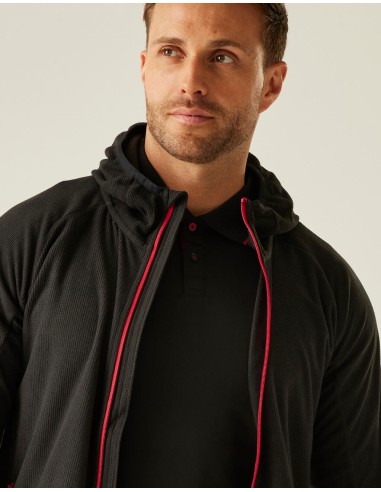 REG-TRF690-Navigate Hooded Full Zip Fleece